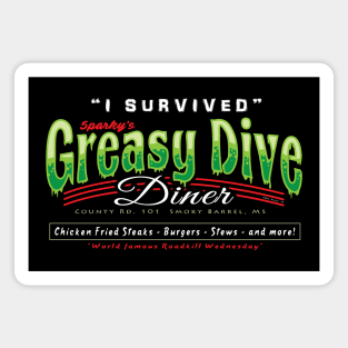 Greasy Dive Diner Magnet